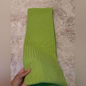 Nordstrom Lime Green Knit Scarf